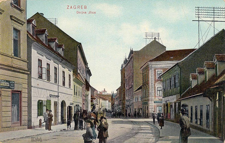Ilica iza Kačićeve 1907. godine